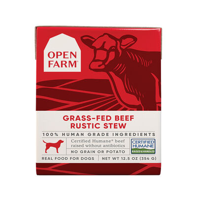 Open Farm, Grass Fed Beef Rustic Stew Dog Wet Food - 354 g - Wet Dog Food
