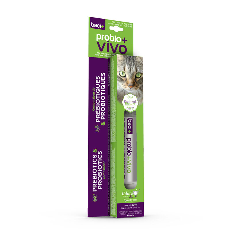 Baci+, probio+ VIVO Pre & Probiotics Combination Paste for Cats image number null