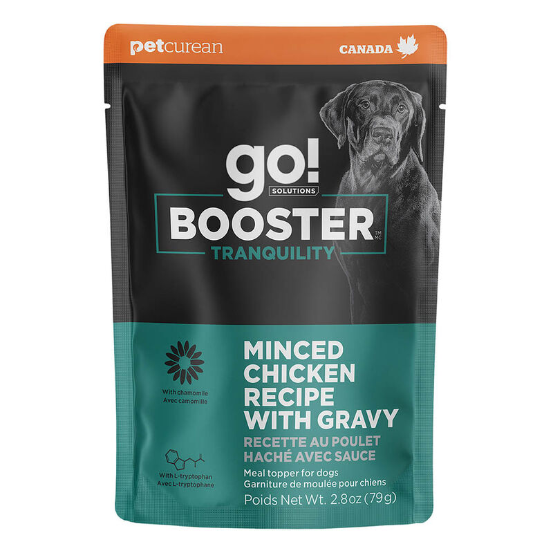 GO! SOLUTIONS,  BOOSTER Tranquility  Minced Chicken with gravy - 78 g - Wet Dog Food image number null