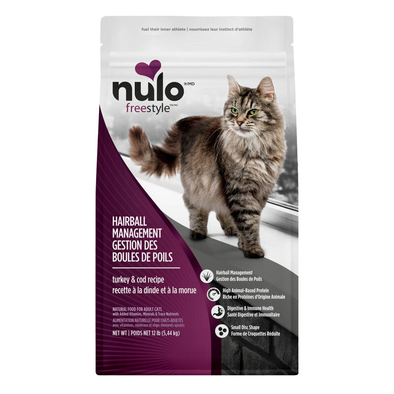 Nulo, FreeStyle Hairball Management Turkey & Cod - Cat Dry Food image number null