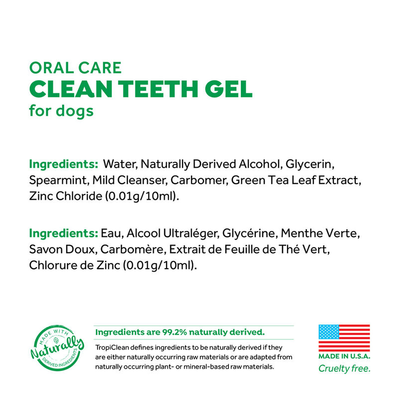 Tropiclean, No Brushing Dental & Oral Care Gel - 4 oz image number null