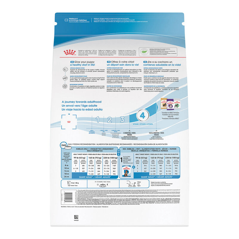 Royal Canin, Size Health Nutrition Giant Junior Dog Food - Dry Dog Food image number null