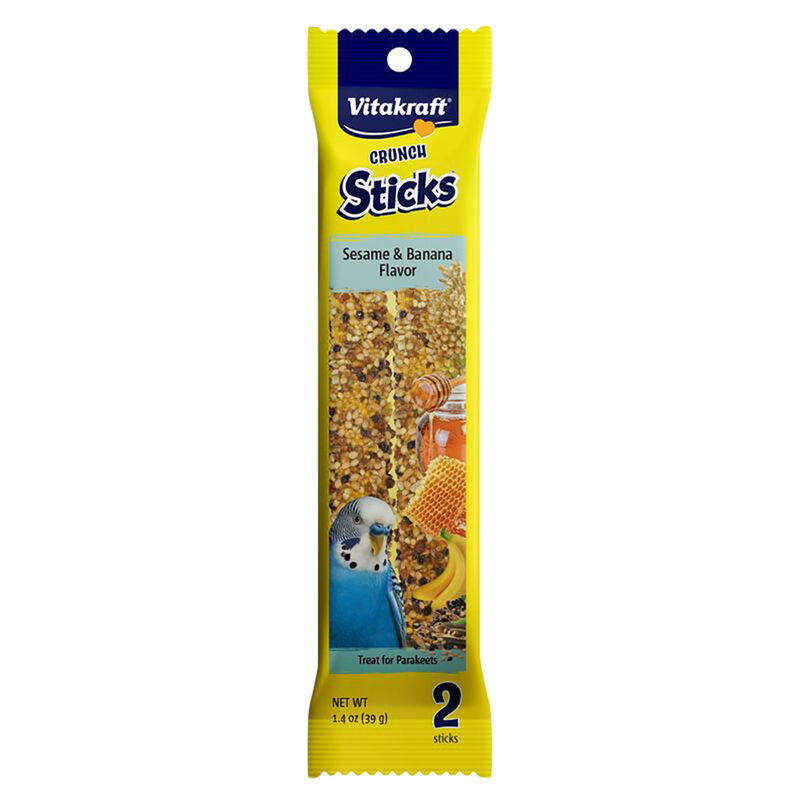 Vitakraft, Parakeet Crunch Sticks Sesame & Banana image number null