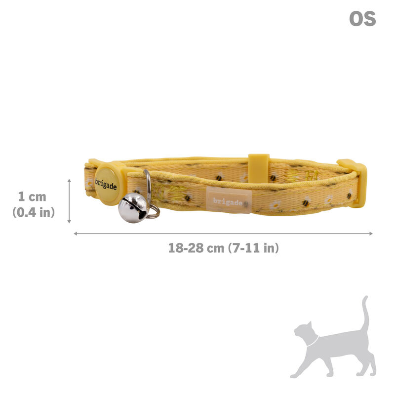 Brigade Neoprene Cat Collar - Bees image number null