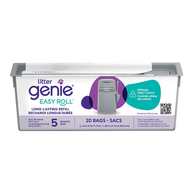 Litter Genie, Easy Roll Long-Lasting Refill, 20 Bags (Up To 5 Months)