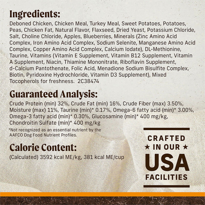 Merrick, Grain Free Chicken & Sweet Potato - Dry Dog Food image number null