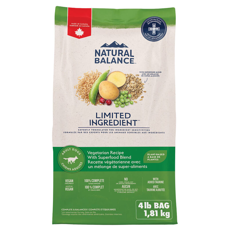 Natural Balance, LID Vegetarian with Superfood Blend - Dry Dog Food image number null