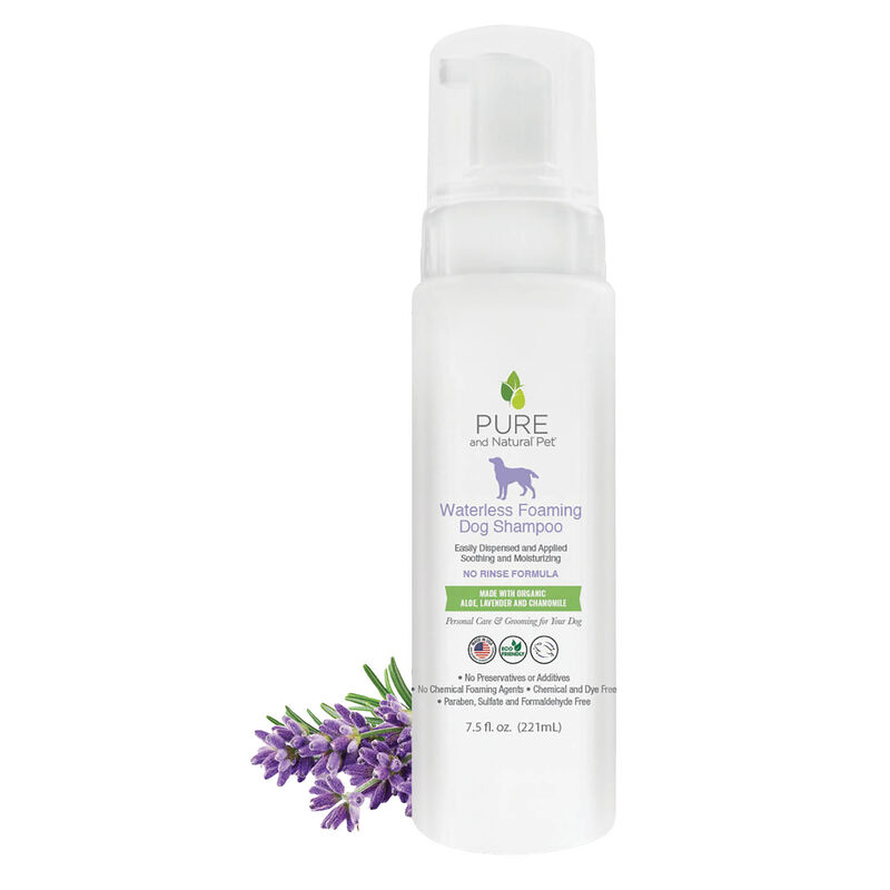 Pure and Natural Pet Waterless Foaming Dog Shampoo image number null