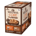 Wellness, Pouch, Feline Adult - Core Grain Free Tiny Tasters Pate Variety Pack - Land - 50 g - 12 pk image number null