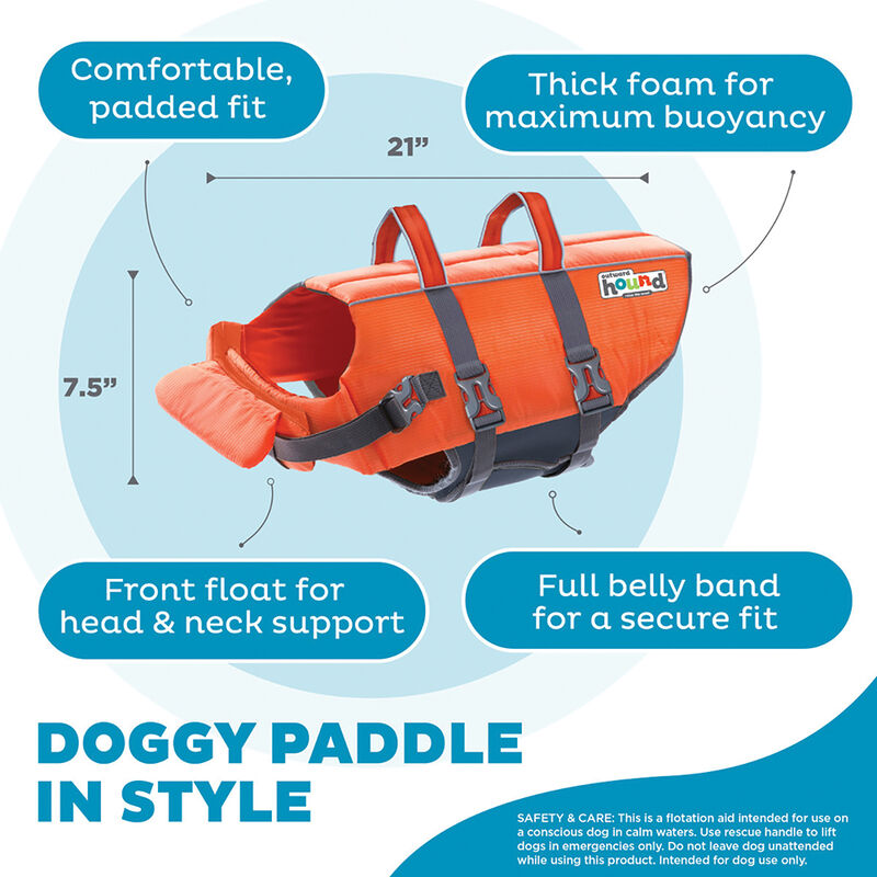 Outward Hound, Granby Splash Life Jacket - Orange image number null