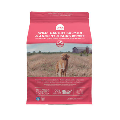 Open Farm, Wild Salmon & Ancient Grains Adult Dog Dry Food - Dry Dog Food