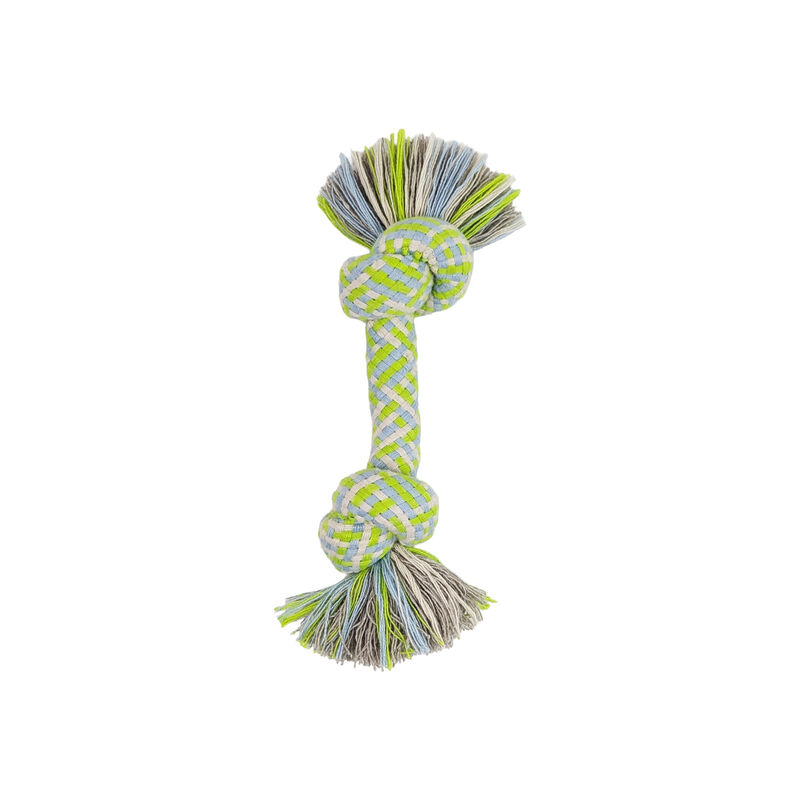 Bozzy 2 Knots Braided Rope Dog Toy image number null