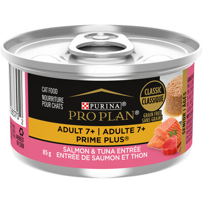Purina Pro Plan Prime Plus Adult 7+ Salmon & Tuna Entr&eacute;e Classic Wet Cat Food 85g