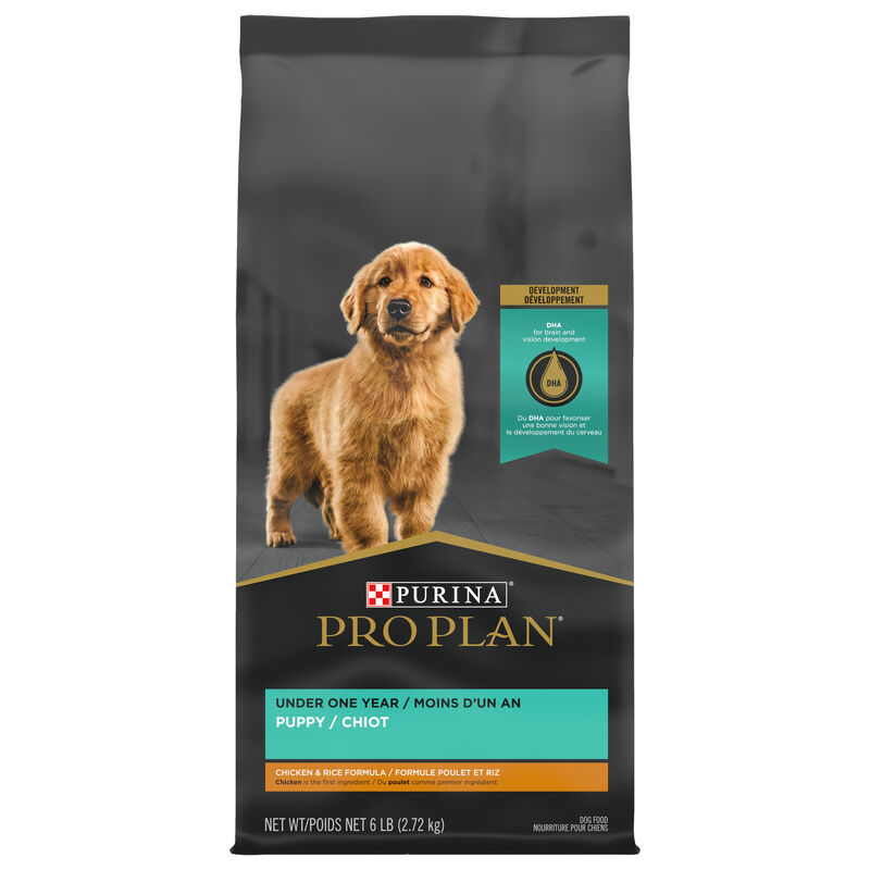 Purina Pro Plan Development Under One Year Puppy, Chicken & Rice Dry Dog Food Formula image number null