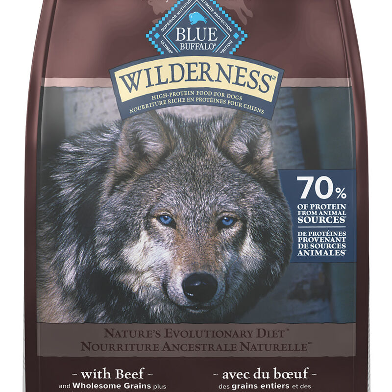 Blue Buffalo, Wilderness - Beef - Dry Dog Food image number null