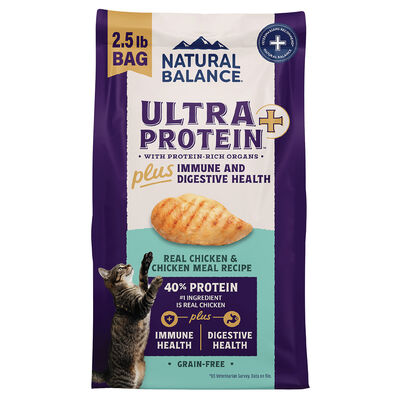 Natural Balance, Ultra Protein Plus - Immune & Digestive Health - Chicken & Chicken Meal Recipe - Dr