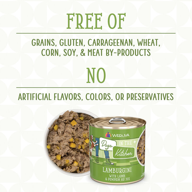 Weruva, Can, Adult - Lamburgini - 285 g - Minced - Wet Dog Food image number null