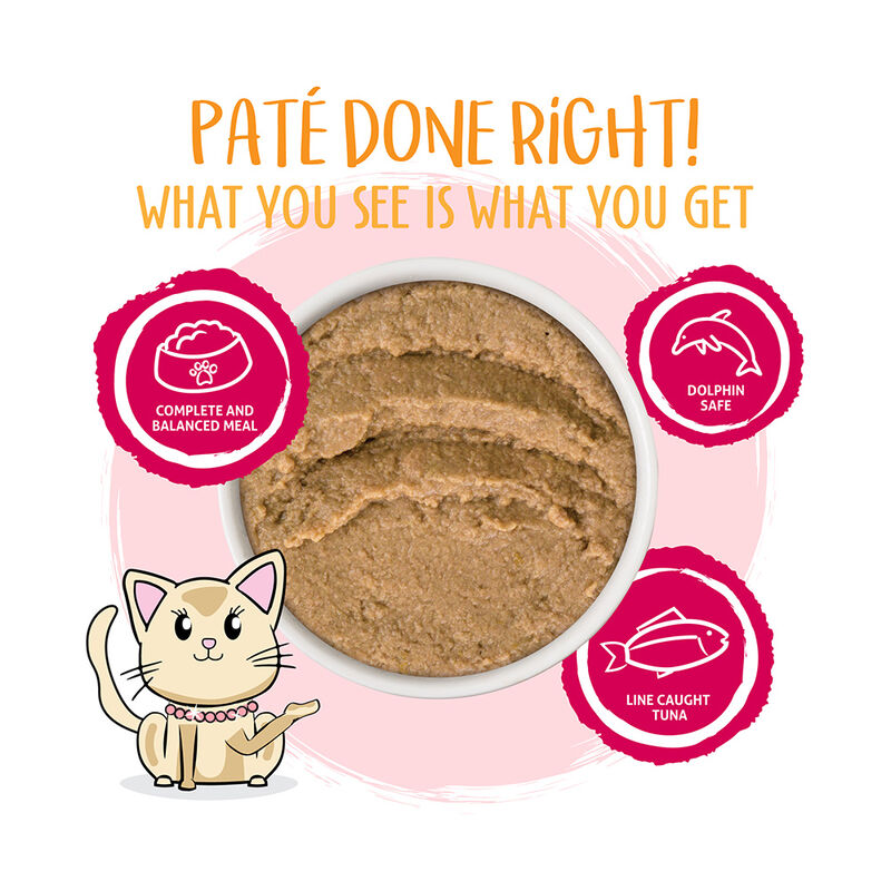 Weruva, Pouch Feline - Name Dat Tuna - 80 g - Pate - Wet Cat Food image number null