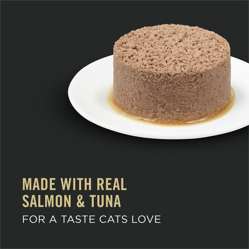 Purina Pro Plan Prime Plus Adult 7+ Salmon & Tuna Entr&eacute;e Classic Wet Cat Food 85g image number null