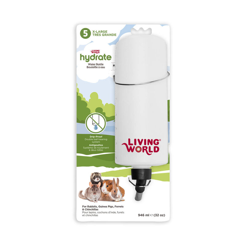 Living World Small Animal Leak-Proof Plastic Water Bottle image number null