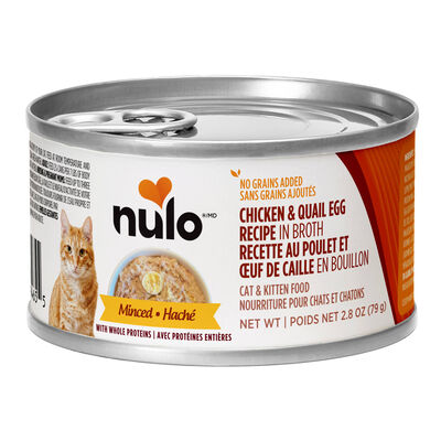 Nulo, Minced Chicken & Quail Egg in Broth - Cat Wet Food