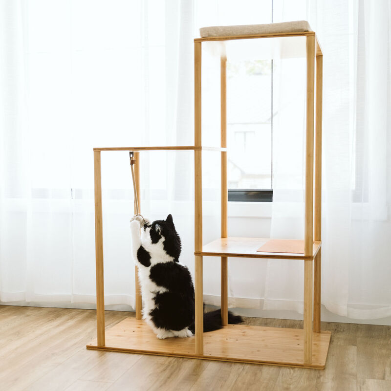 BeOneBreed Modukatt Bamboo Cat Tree image number null