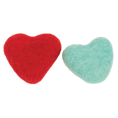 Dharma Dog Karma Cat, Hearts Cat Toys - 2 Pack