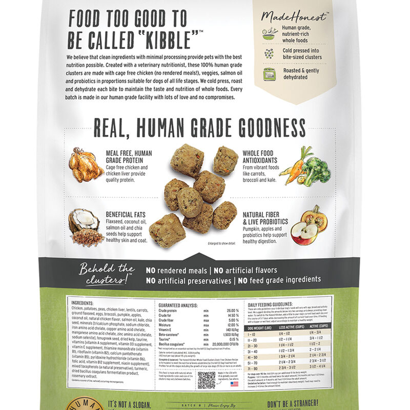 The Honest Kitchen, Grain Free Whole Food Clusters - Chicken - Dry Dog Food image number null