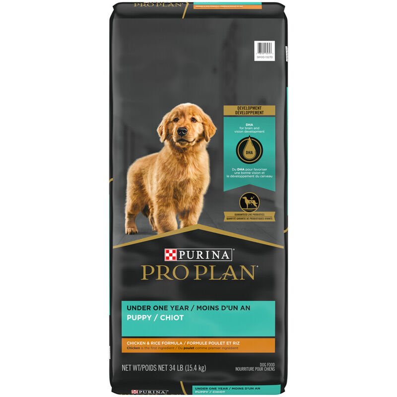 Purina Pro Plan Development Under One Year Puppy, Chicken & Rice Dry Dog Food Formula image number null