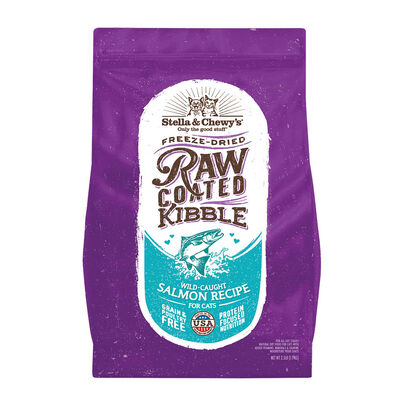 Stella & Chewy's, Cat Raw Coated Kibble, Wild-Caught Salmon Recipe