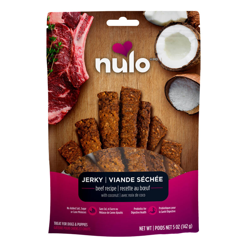 Nulo, Jerky Beef with Coconut - Dog Treats image number null