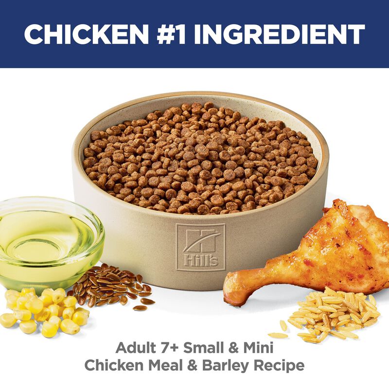 Science Diet, Senior 7+ Small Mini Chicken Meal, Barley, & Rice image number null