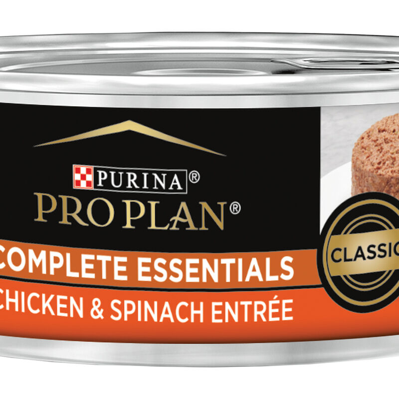 Pro Plan Wet Cat Complete Essentials Grain Free Chicken & Spinach Entr&eacute;e 156g image number null