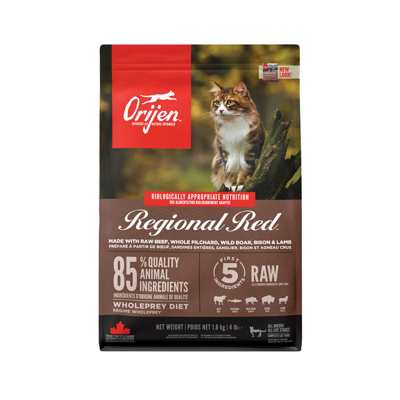 Orijen, Feline Adult Reg. Red - Dry Cat Food image number null