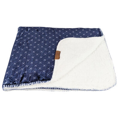 Ren&rsquo;s 50th Anniversary Printed Plush/Sherpa Blanket