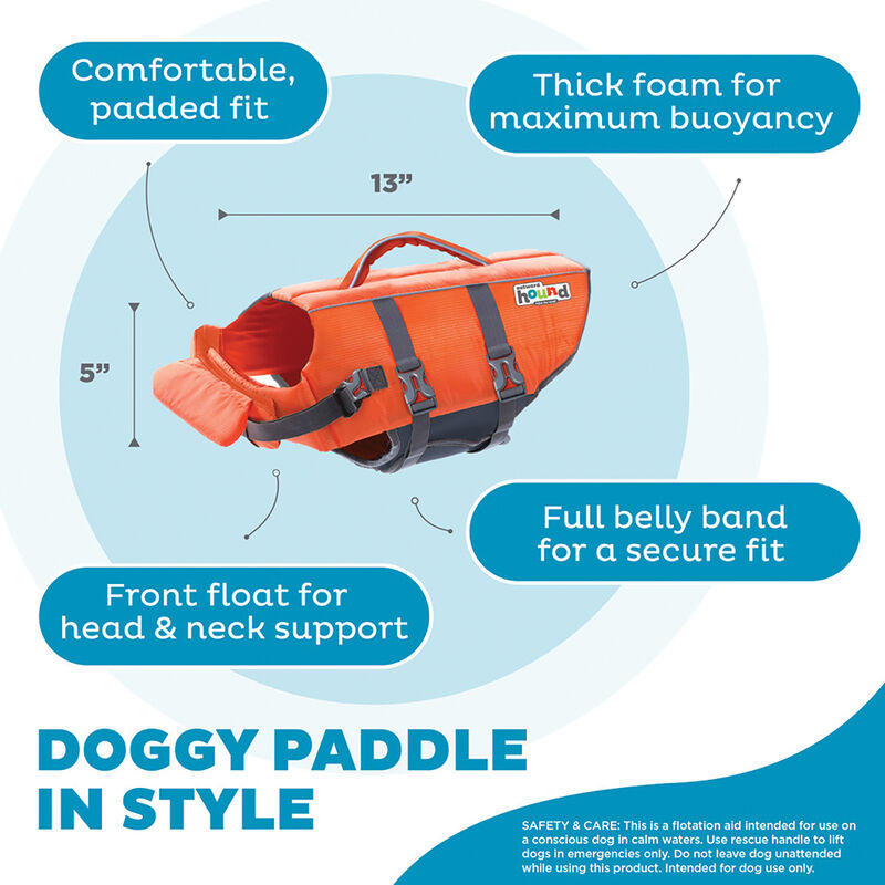 Outward Hound, Granby Splash Life Jacket - Orange image number null