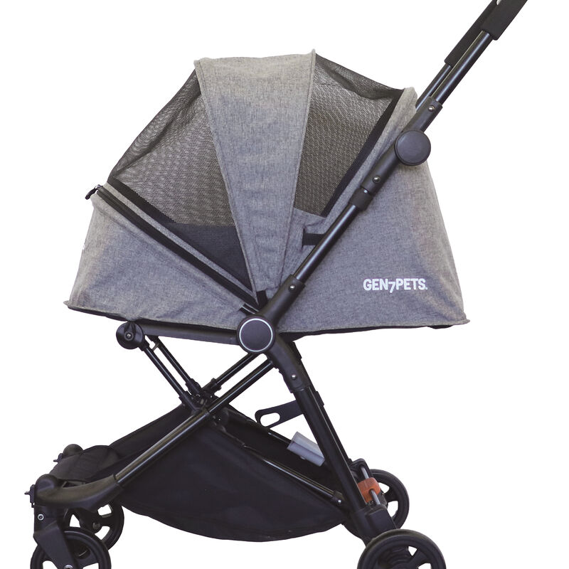Gen7Pets, Genius City Pet Stroller - Heather Black image number null