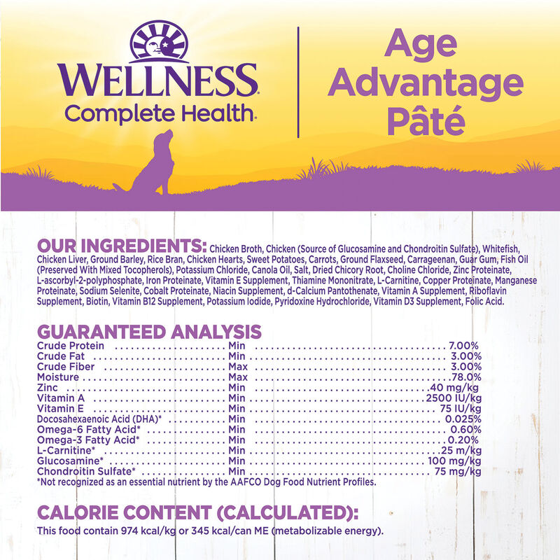 Wellness, Canned Dog Food, Senior - Wet Dog Food image number null