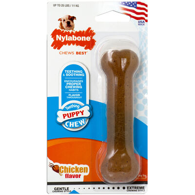 Nylabone, Puppy Chew, PuppyBone, Chicken Flavour