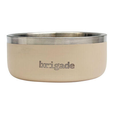 Brigade Double Wall Stainless Steel Dog Bowl