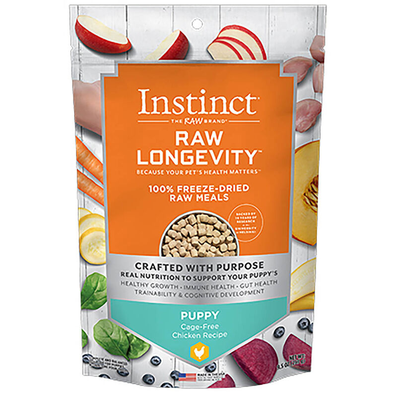 Instinct, Puppy, Longevity - FD Meal - Chicken - Freeze Dried Dog Food image number null