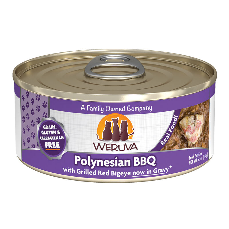 Weruva, Can Feline - Polynesian BBQ - 156 g - Shreds - Wet Cat Food image number null