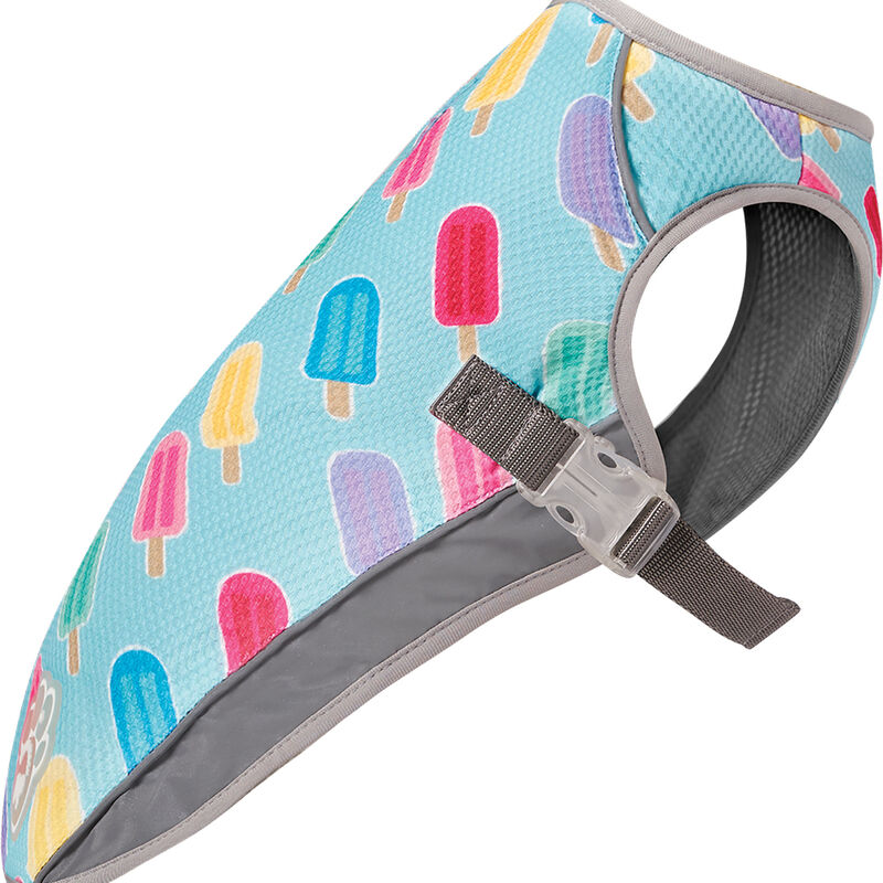Canada Pooch, Chill Seeker Cooling Vest - Popsicles - Dog Coat image number null