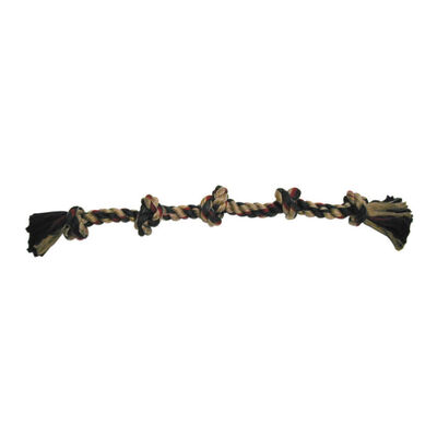 Mammoth, Flossy Chews, 5-Knot Colour Tug - X-Large
