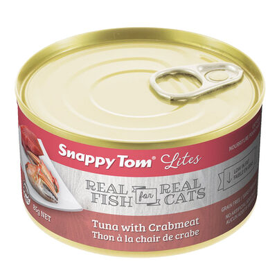 Snappy Tom, Can, Feline Adult - Lite Tuna with Crab - 85 g