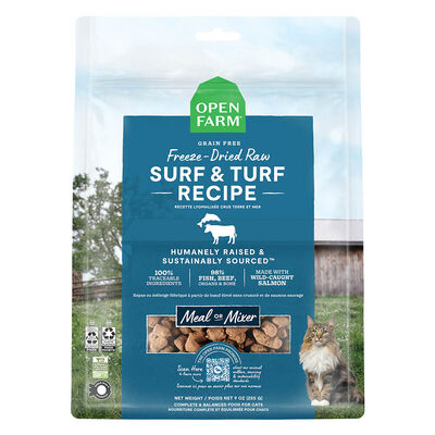 Open Farm, Freeze Dried Raw Morsels - Surf & Turf - Freeze Dried Cat Food