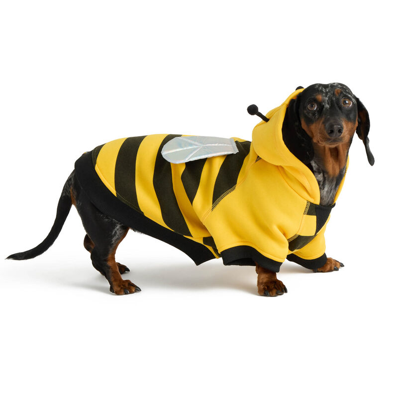 Bee Fleece Hoodie for Dogs image number null