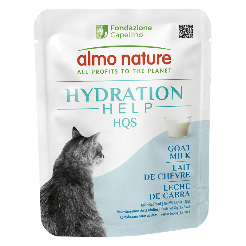 Almo Nature, HQS Hydration Help - Goat Milk - Wet Cat Food image number null