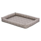 MidWest, Quiet Time Couture - Ashton Bolster Bed - Mushroom image number null