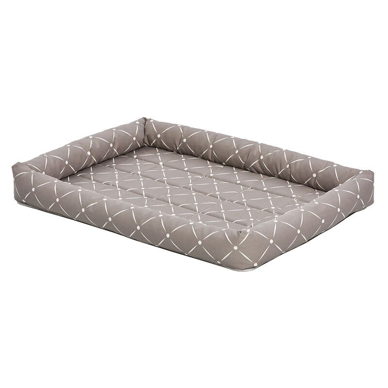 MidWest, Quiet Time Couture - Ashton Bolster Bed - Mushroom image number null